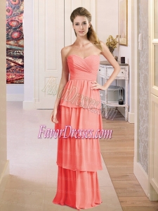 Perfect Empire Sweetheart Ruching Dama Dress for 2015