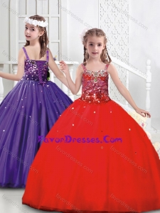 Low Price Puffy Skirt Tulle Mini Quinceanera Dress with Straps