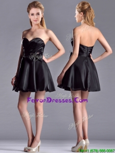 Exquisite Bowknot Organza Short Prom Dress with Zipper Up