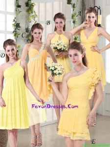 Discount Fashionable Decorated Prom Dresses in Chiffon
