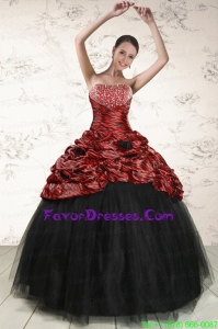 2015 Gorgeous Ball Gown Leopard Quinceanera Dresses in Multi Color