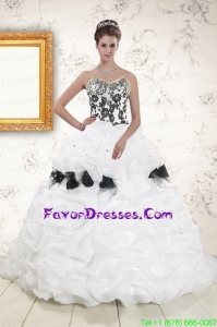 Gorgeous White Quinceanera Dresses with Pick Ups and Hand Made Flowers
