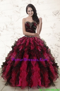Multi Color Gorgeous Quinceanera Dresses with Sweetheart