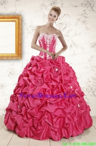 Impression Sweetheart Ball Gown Beading Quinceanera Dresses for 2015