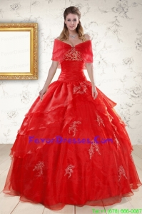Unique Strapless Quinceanera Dresses with Appliques and Beading