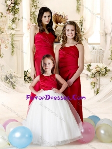 Discount Sweetheart Empire Bridesmaid Dress in Red