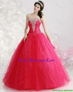 Impression Strapless 2015 Quinceanera Gowns with Rhinestones
