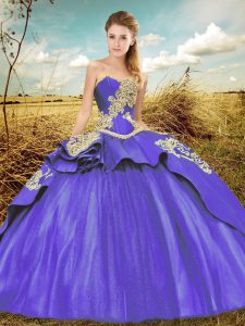 Lavender 15th Birthday Dress Sweetheart Sleeveless Court Train Lace Up