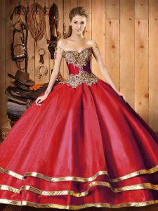 Organza Long Sleeves 15 Quinceanera Dress Sweep Train and Beading and Ruffled Layers