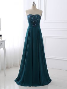 Stunning Sleeveless Sequins and Ruching Zipper Mother of the Bride Dress