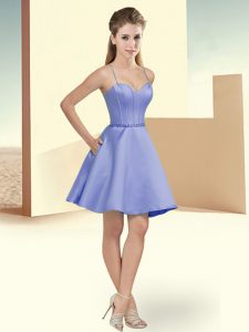 Sleeveless Clasp Handle Mini Length Beading Quinceanera Dama Dress