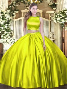 Low Price Olive Green Sleeveless Floor Length Ruching Criss Cross Sweet 16 Quinceanera Dress