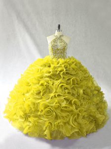 Flirting Lace Up Sweet 16 Quinceanera Dress Olive Green for Sweet 16 and Quinceanera with Beading and Ruffles Brush Trai