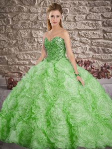 Sweetheart Neckline Beading Quinceanera Dresses Sleeveless Lace Up