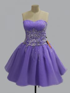 Most Popular Sleeveless Beading Lace Up Prom Party Dress