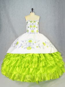 Fantastic Floor Length Sweet 16 Quinceanera Dress Sweetheart Sleeveless Lace Up