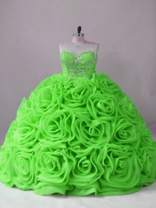 Lace Up Sweet 16 Dresses for Sweet 16 and Quinceanera with Beading Brush Train