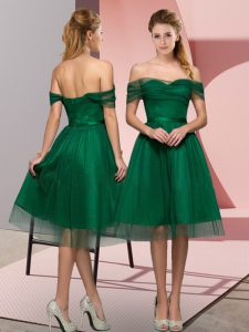 Sophisticated Green Homecoming Dress Prom and Party with Beading and Lace Off The Shoulder Sleeveless Lace Up