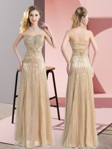 Inexpensive Tulle Sleeveless Floor Length and Beading