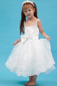 Best Straps Organza Dresses for Teens with Sash to Ankle-length