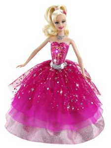 Beading Ball Gown Organza Colorful Barbie Doll Dress