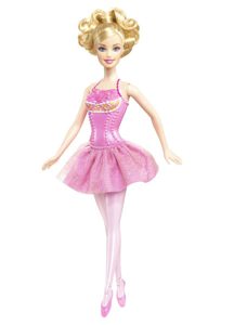 Beading Princess Mini-length Pink Barbie Doll Dress