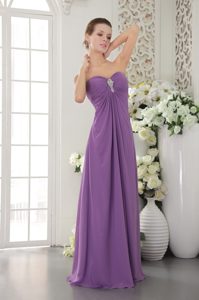 Elegant Empire Sweetheart Chiffon Beaded Prom Evening Dress for Custom Made