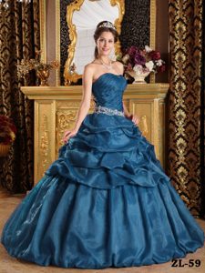 Affordable Quinceanera Formal Dresses with Pick-ups Made in Taffeta