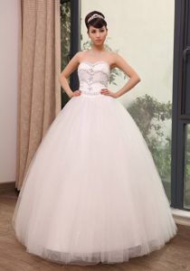 Beading Dresses for Church Wedding with Sweetheart Neck in the Mainstream