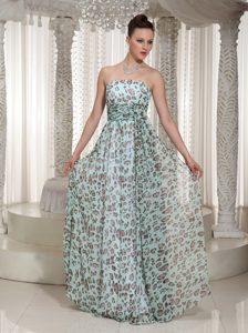 Multi-colored Strapless Long Ruched Prom Pageant Dress on Promotion
