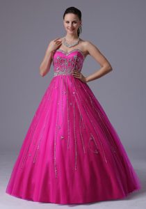 Attractive Beading Decorated Sweetheart Holiday Dress for Custom Made