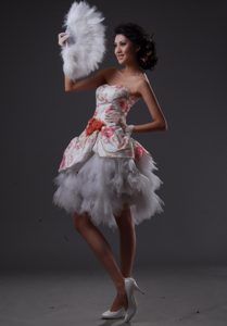 Pretty Sweetheart Homecoming Dresses in Tulle with Beading foe Less