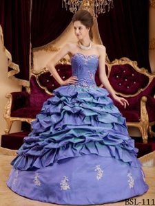 Custom Made Strapless Beaded Organza Quinceanera Dresses in purple