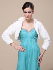 Elegant Special Occasion Wedding / Bridal Jacket With Long-Sleeves