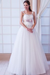 Brand New Straps Tulle Beaded Dresses for Wedding on Wholesale Price