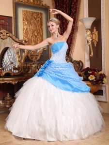Perfect Strapless Sweet Sixteen Quinceanera Dresses in Taffeta and Tulle
