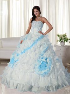 Trendy White Ball Gown Sweetheart Dresses Quinceanera with Court Train