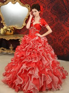 Vintage-inspired Sweet Sixteen Quinceanera Dresses with Ruffles Beading