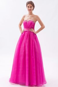 Hot Pink Sweetheart formal Prom Dresses in Tulle for Wholesale Price