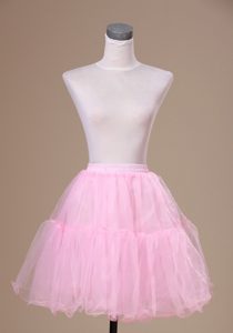 Mini-length Customize 2013 Baby Pink Petticoat