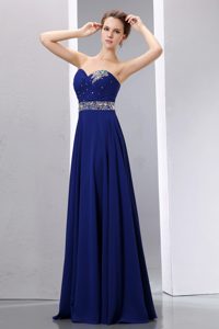 Custom Made Sweetheart Royal Blue Long Prom Dresses for Ladies