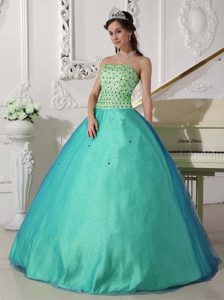 Sweetheart Long Sweet Sixteen Quinceanera Dresses with Beadings 2014