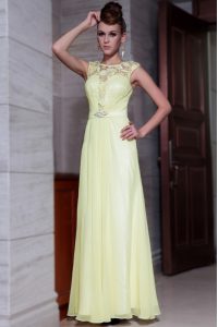 Top Selling Scoop Cap Sleeves Beading and Hand Made Flower Zipper Prom Gown
