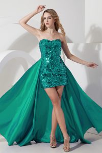 Modern Green Short Prom Formal Dresses with Sequins on Wholesale Price