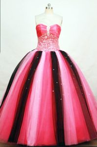 2013 Brand New Strapless Multi-color Quinceanera Dress with Shining Beading