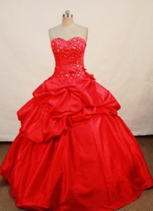 Elegant Beaded Sweetheart Real Sample Quinceanera Dresses with Appliques