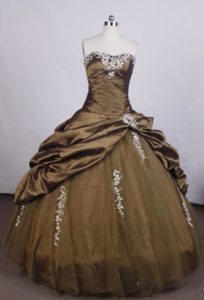 Brand New Ball Gown Quinceanera Real Sample Dresses with Beading
