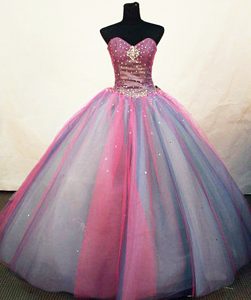 Pretty Multi-color Sweetheart Real Sample Quinceanera Dresses with Sequins