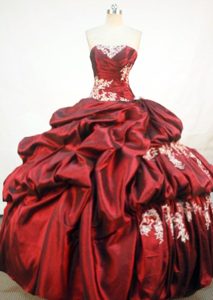 Wonderful Ball Gown Quinceanera Dresses with Pick Ups and Appliques