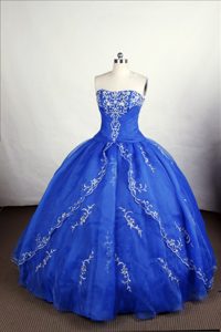 Perfect Strapless Real Sample Organza Quinceanera Dresses in Organza on Sale